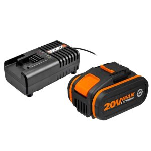 Worx POWERSHARE 20V 4.0Ah MAX Battery & Charger Kit