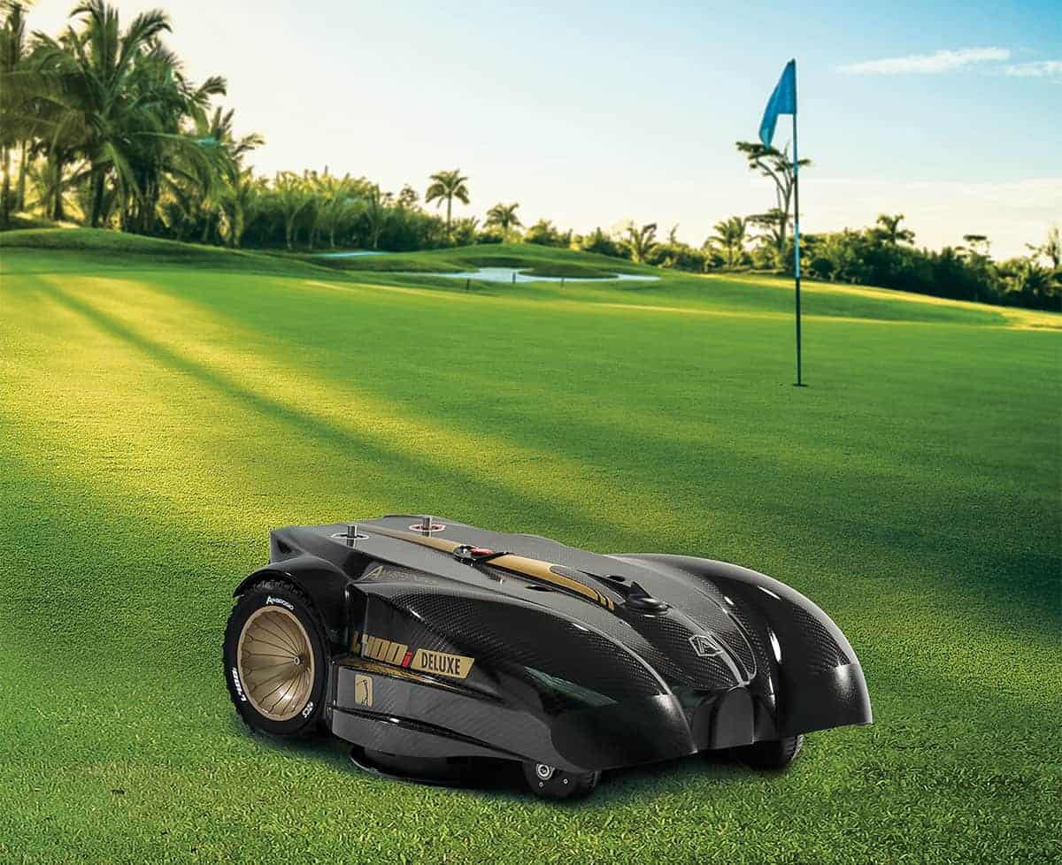 Robot coverage feature, moving a golf park