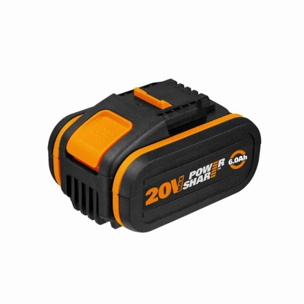 Worx POWERSHARE 20V 6.0Ah MAX Battery, with Battery Indicator (WA3641)