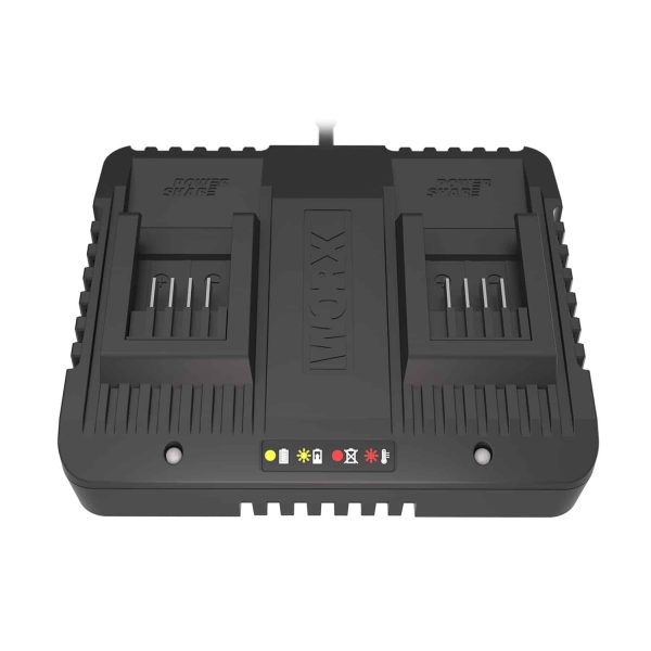 WG779E Hero lawnmower battery chargers from top I