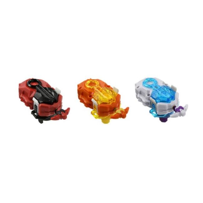 BBG-39_1 Takara Tomy Beyblade BURST Dynamite Battle WBBA Limited BBG-39 (B-00) Custom Bey Launcher LR Set - Assorted Colors (Set of 3 Launchers) - Image 1