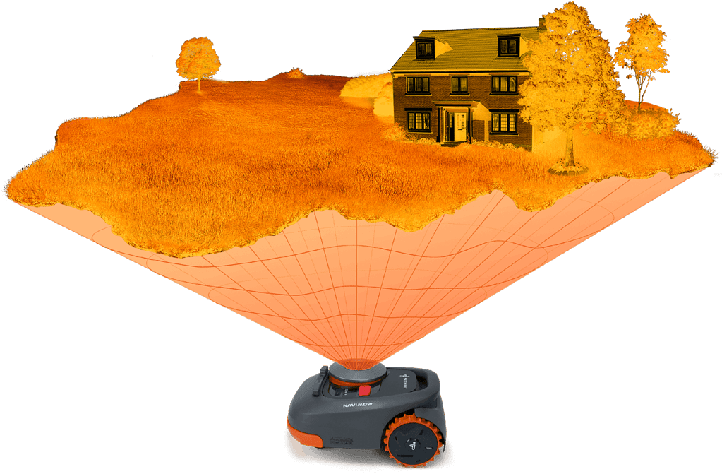 Segway Navimow robot lawn mower location accuracy level
