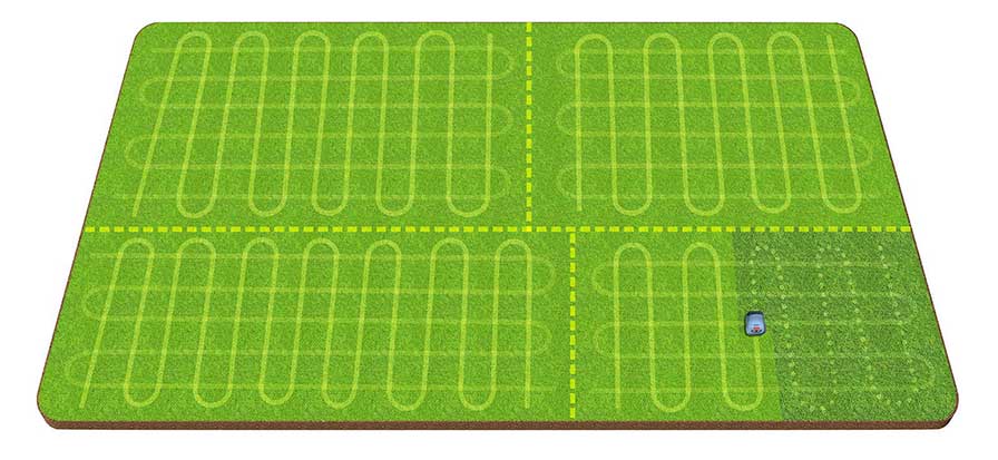Hooki Neomow cross mowing