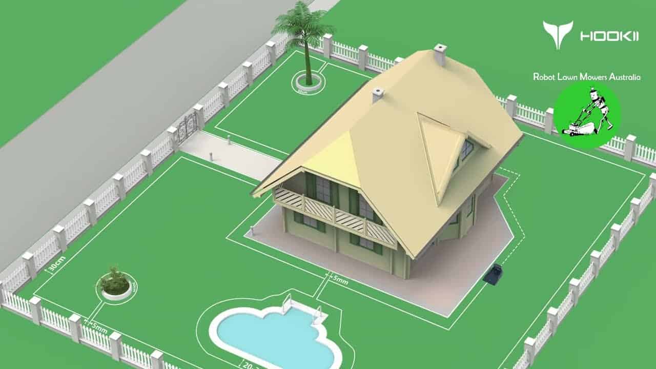 installation video of the Hookii Neomow S robot mower