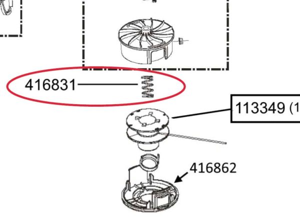 Masport Line Trimmer Spring