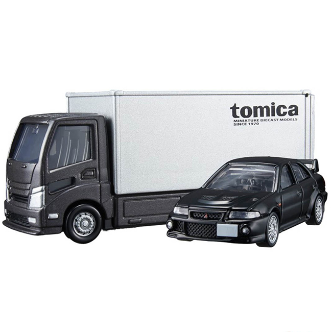 912576-01 Tomica Transporter Mitsubishi Lancer Evolution VI GSR (Tomica) - Image 1
