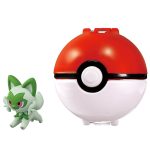 Monster Collection Pokedel-Z Sprigatito (Master Ball), Takara Tomy, Pokemon (Character Toy)