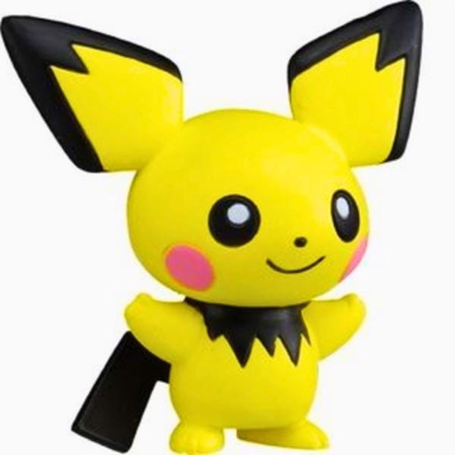4904810968474-01 Takara Tomy Pokemon Moncolle EX Pichu Asia Version Action Figure Toy - Image 1