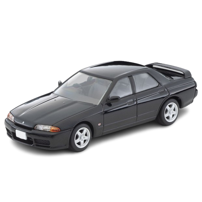 4543736329053-01 TLV-N194c Nissan Skyline 4 Door Sports Sedan GTS-t Type M (Black) Optionally Equipped Car 1992 (Diecast Car) - Image 1