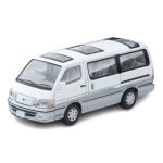 TLV-N216d Toyota Hiace Wagon Super Custom G (White / Silver) 2001 (Diecast Car)