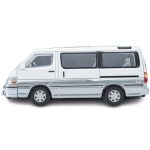 TLV-N216d Toyota Hiace Wagon Super Custom G (White / Silver) 2001 (Diecast Car) - Image 8