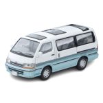 TLV-N208d Toyota Hiace Wagon Super Custom (White / Light Blue) 1990 (Diecast Car)