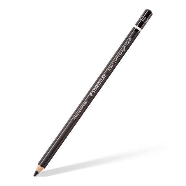 Staedtler Black Lumograph Pencils 100B 6 Pack - Image 4