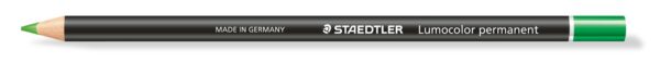 Staedtler Lumocolour Glasochrom Pencil Green 12 Pack