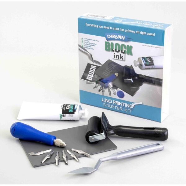 Derivan Block Ink Lino Printing Kit