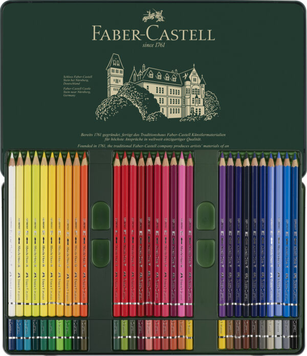 Faber-Castell Albrecht Durer Watercolour Pencils Tin Set of 60 - Image 2