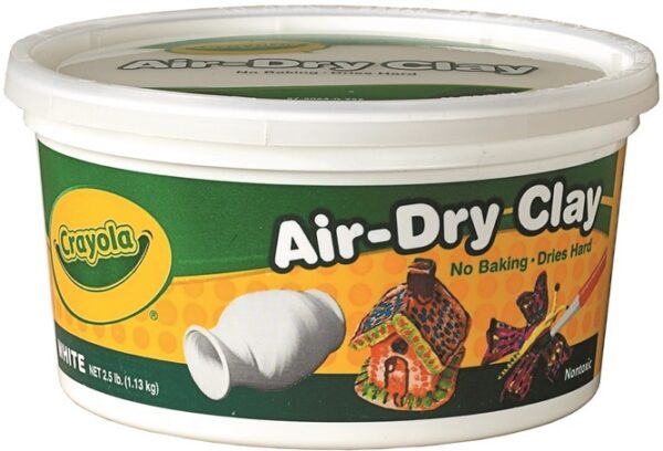 Crayola Air Dry Clay White 1.13kg