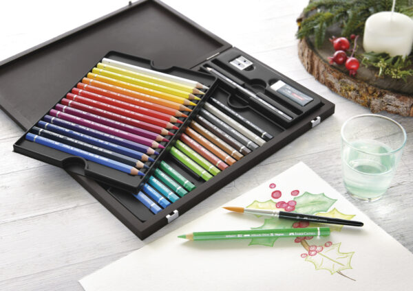 Faber Castell Albrecht Durer Magnus Pencils Wooden Box of 30 Deluxe - Image 3
