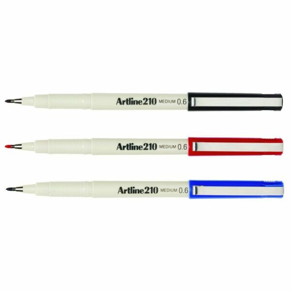 Artline 210 Fineliner 0.6mm Box of 12