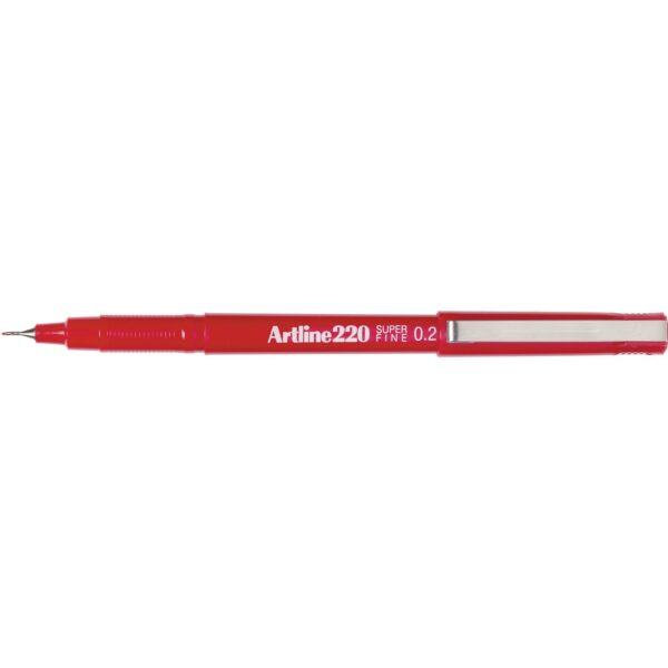 Artline 220 Ultra Fineliner Pen 0.2mm Box of 12 - Image 2