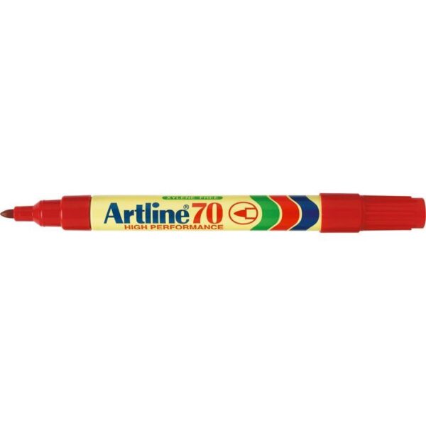Artline 70 Permanent Marker Red Box of 12