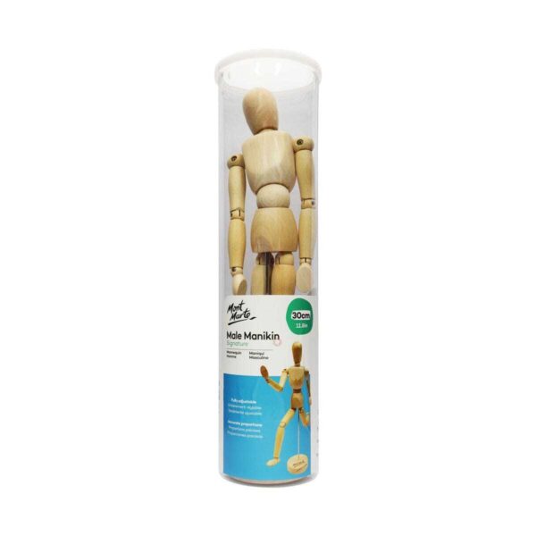 Mont Marte Male Wooden Manikin 30cm/12"
