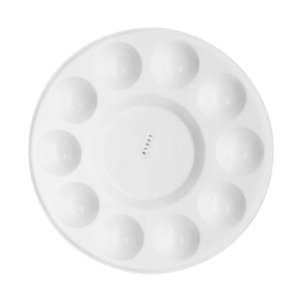 Mont Marte Round 10-Well Plastic Palette 17cm - Image 2