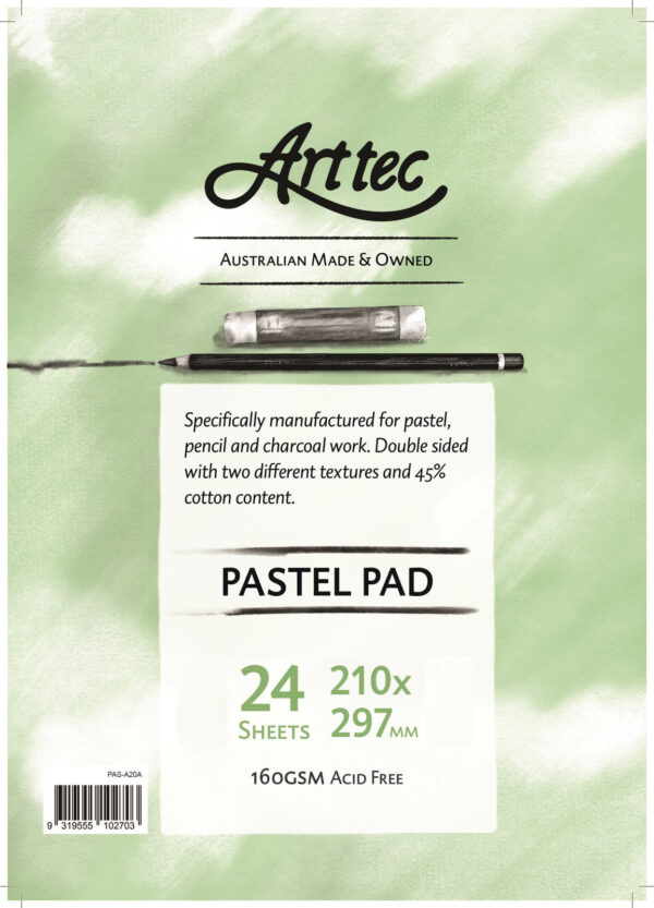 Pastel Pads 40% Cotton Rag Paper, A4 160gsm 24 Sheets
