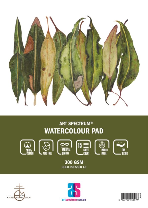 Art Spectrum Watercolour Pad Cold Pressed 15 Sheets of A3