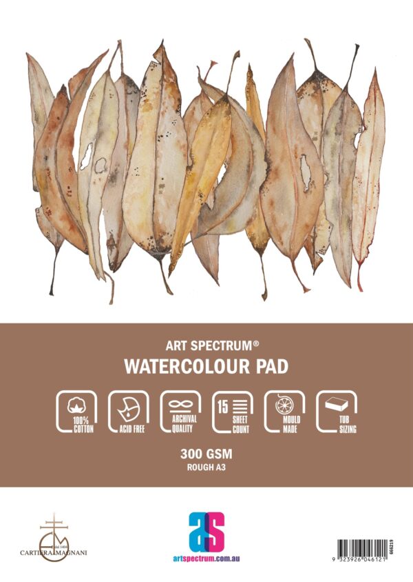 Art Spectrum Watercolour Pad Rough 15 Sheets of A3