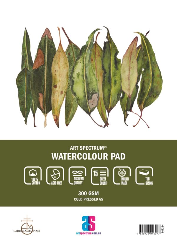 Art Spectrum Watercolour Pad Cold Pressed 15 Sheets of A5