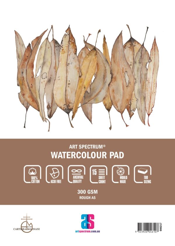 Art Spectrum Watercolour Pad Rough 15 Sheets of A5