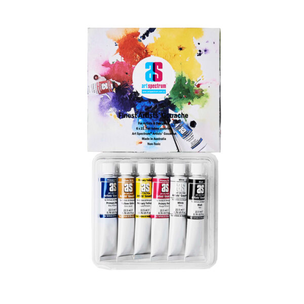 Art Spectrum Set Designer Gouache of 6 x 22.5ml tubes
