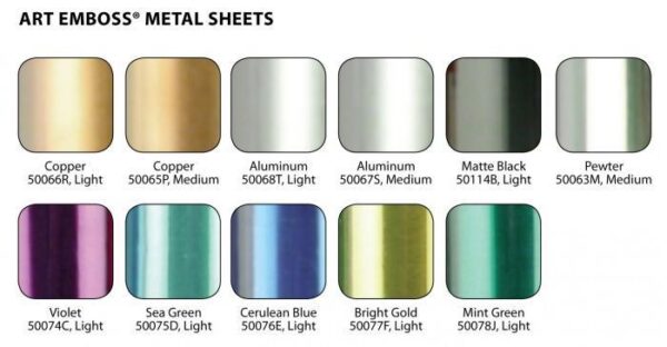 20% OFF-Amaco Art Emboss Soft Metal Sheets 23 x 30cm Aluminium Light - Image 3