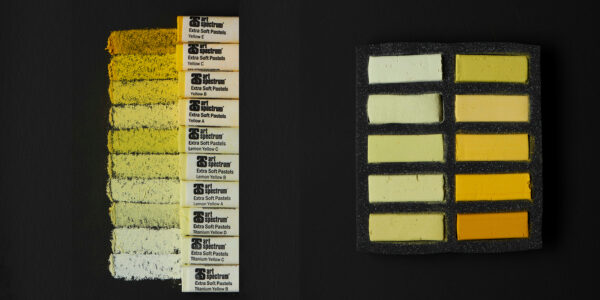AS Extra Soft Square Pastel Set of 10 - Yellows