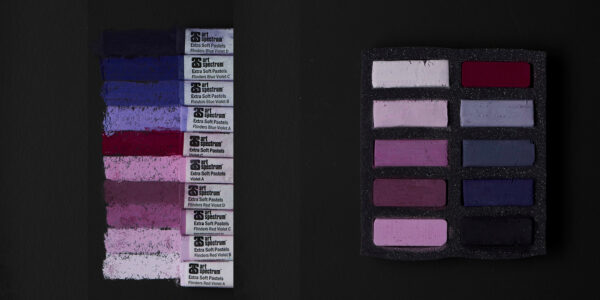 AS Extra Soft Square Pastel Set of 20 - Violets