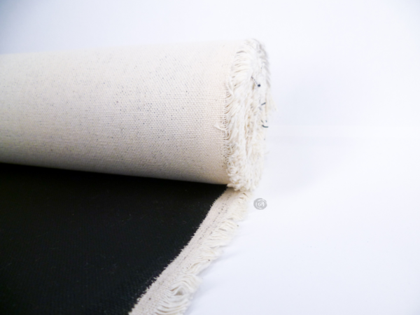 AS Triple Primed Black Primed Cotton Canvas 382gsm/13.5oz 137cm x 5m (54” x 16’)