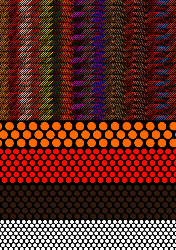 Pattern Paper Indigenous Australian A4, 40 Sheets 8 Designs - Image 5