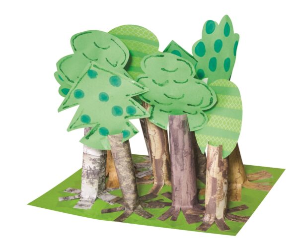 Pattern Paper Bark A3, 40 Sheets 8 Designs - Image 2