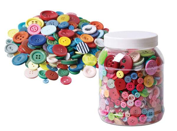 Bulk Buttons Assorted 600g
