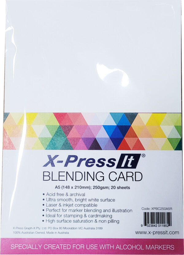X-Press It A4 Blending Card 10 Sheets