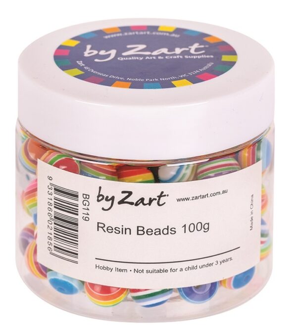 Colourful Resin Beads 100g - Image 2