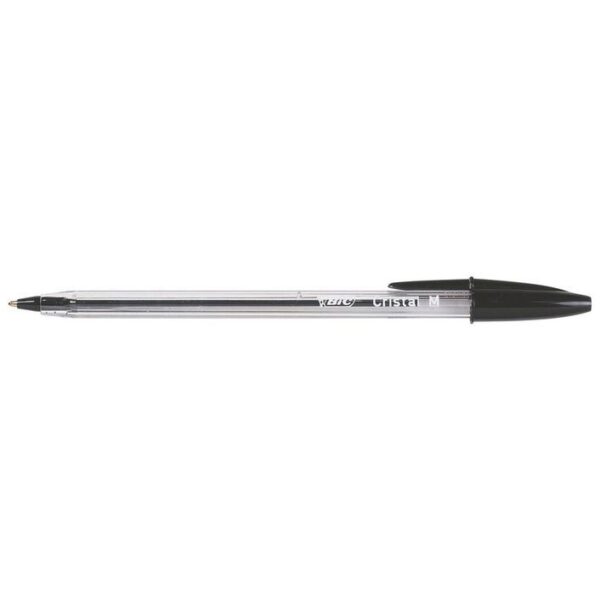 Bic Crystal Xtra Life Ball Point Pens Pack of 50 - Black - Image 3