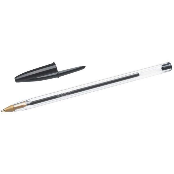 Bic Crystal Xtra Life Ball Point Pens Pack of 50 - Black - Image 4