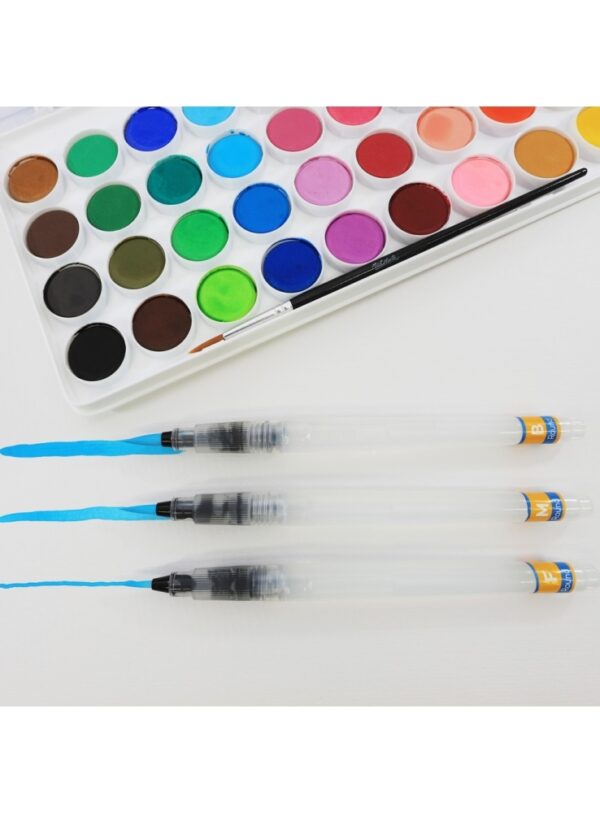 Mont Marte Signature Taklon Waterbrush Set of 3 - Image 2