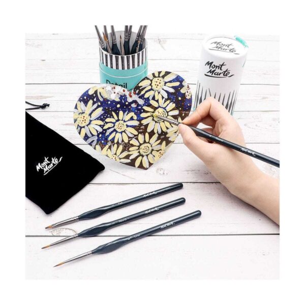 Mont Marte Signature Detail Brush Collection 15 piece set - Image 4