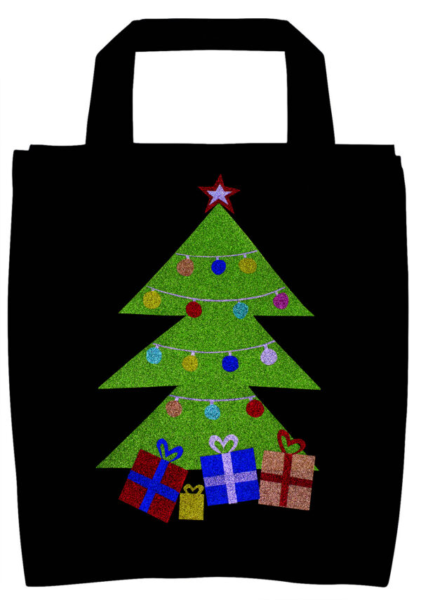 Black Calico Bag with Handles 35x45cm Pack of 10 - Image 4