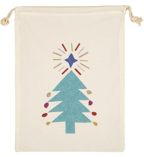 Calico Bag with Drawstring 35 x 45cm Pack of 10 - Image 6