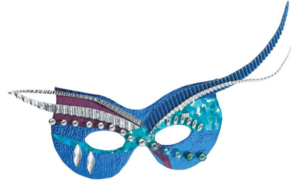 Cardboard Eye Mask Blanks Pack of 50 Masks with Elastic - Image 2