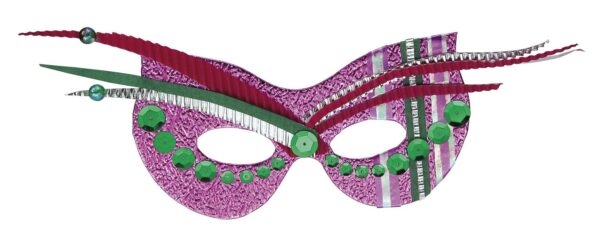Cardboard Eye Mask Blanks Pack of 50 Masks with Elastic - Image 3